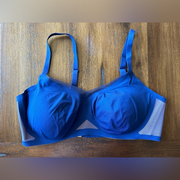 Honeylove Other - Honeylove Tan and Blue Crossover Bra-size 38D/DD